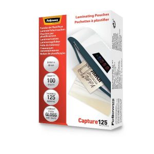 Fellowes Accessori per plastificatrici POUCHES POLIES.54X86 SPESS.125 MY PZ.100