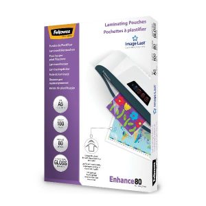 Fellowes Accessori per plastificatrici CF100POUCHES LUCIDE ENHANCE80 A5