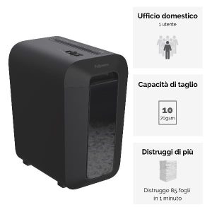 Fellowes TAGLIO A FRAMMENTO Powershred  LX65 Distruggidocumenti frammento 10 fogli