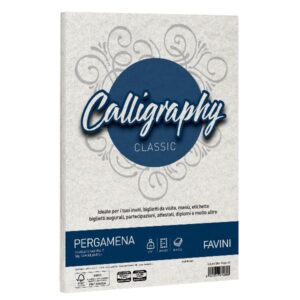 Cartotecnica Favini Cartoncini generici con busta e biglietti CF50 FOGLI PERGAMENA A4 90G BIANCO