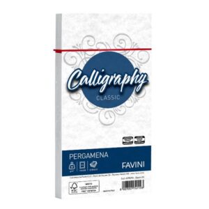 Cartotecnica Favini Cartoncini generici con busta e biglietti CF25BUSTE PERGAMENA 12X18 CREMA