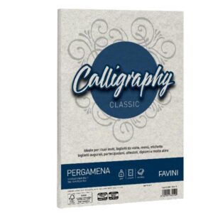 Cartotecnica Favini Cartoncini generici con busta e biglietti CF50FF PERGAMENA 90GR PERLA