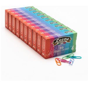 Leone Dell’Era Fermagli CF10X50 FERMAGLI COLORATI PLAST N4