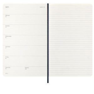 Moleskine AGENDE e DIARI 12M WKLY NTBK LG S.BLUE SOFT