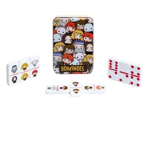 Paladone Giochi da Tavolo Harry Potter Chibi Dominoes CDU of 12