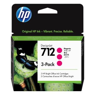 HP Inc CONSUMABILI STAMPANTI GETTO HP 712 3-Pack 29-ml Magenta DesignJet Ink Cartridge