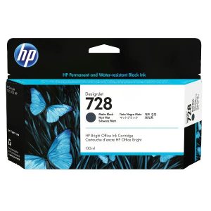 HP Inc CONSUMABILI STAMPANTI GETTO Cartuccia inchiostro nero opaco HP DesignJet 728 da 130 ml
