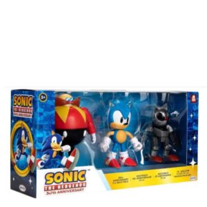 Jakks Action Figures Sonic 4  Figure 30th Anniversary Multi-pack
