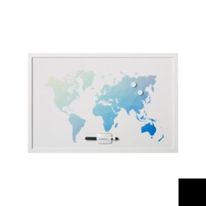 Bi-Office Lavagne e Planning LAVAGNA MAPPA MONDO MAGNET. 60X40