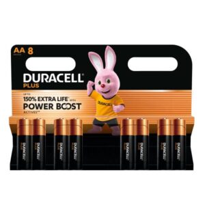 Duracell PILE ALCALINE CF8 PLUS POWERBOOST STILO (AA)