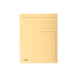 Exacompta Cartelle e Cartelline CF50 FOLDYNE 300 CARTELLETTE STAMPATE COL. GIALLO F.TO 24 5x35CM