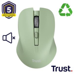 Trust Mouse MYDO SILENT WIRELESS MOUSE ECO GRN