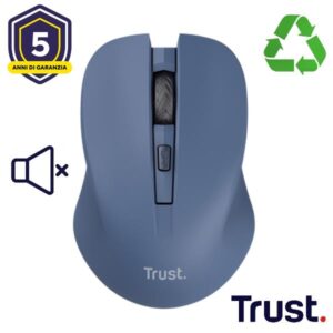 Trust Mouse MYDO SILENT WIRELESS MOUSE BLU