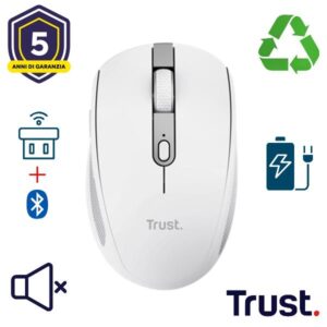 Trust Mouse OZAA COMPACT WIRELESS MOUSE WHT