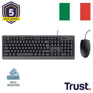 Trust Kit Tastiera e Mouse