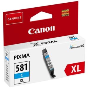 Canon CONSUMABILI STAMPANTI GETTO CLI-581XL C Compatibile con PIXMA Serie TS9150, Serie TS8150, Serie TS6150, TR7550, TR8550