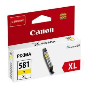 Canon CONSUMABILI STAMPANTI GETTO CLI-581XL Y Compatibile con PIXMA Serie TS9150, Serie TS8150, Serie TS6150, TR7550, TR8550