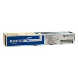 Kyocera Consumabili Multifunzione Laser TONER KIT CIANO (TK-8315C) PER TASKALFA 2550CI – CAPACITÀ 6000 PAGINE  IN FORMATO A4 CON COPERTURA 5 PER CENTO