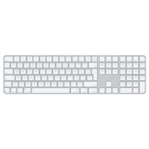 Apple Tastiere Magic Keyboard with Touch ID and Numeric Keypad for mac with apple silicon – Italian – White Keys