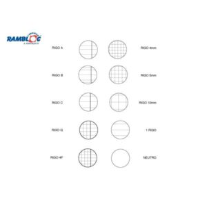 Rambloc Ricambi per quaderni ad anelli RICAMB BIANCO A4 RIGOC 40FF