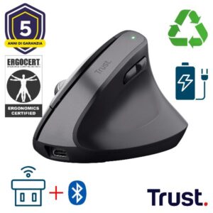 Trust MOUSE WIRELESS BAYO+ ERGONOMIC WIRELESS MOUSE